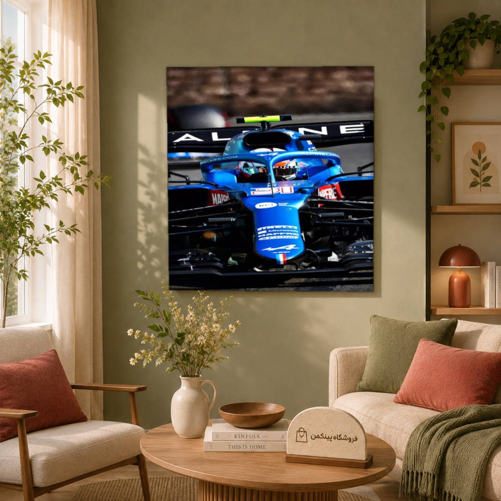 تابلو شاسی پینکمن طرح آلپاین افوان تیم - Alpine F1 Team کد Jm67