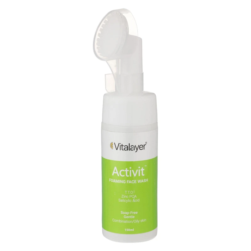 فوم شستشو صورت ویتالایر مدل Activit حجم 150ml