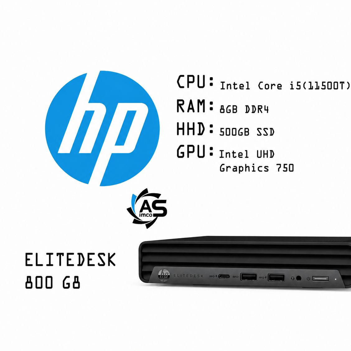 کامپیوتر کوچک HP EliteDesk 800 G8