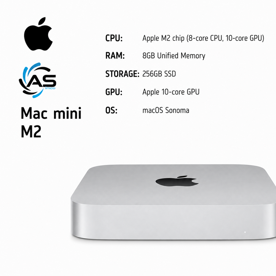 کامپیوتر کوچک اپل مدل Mac mini-M2