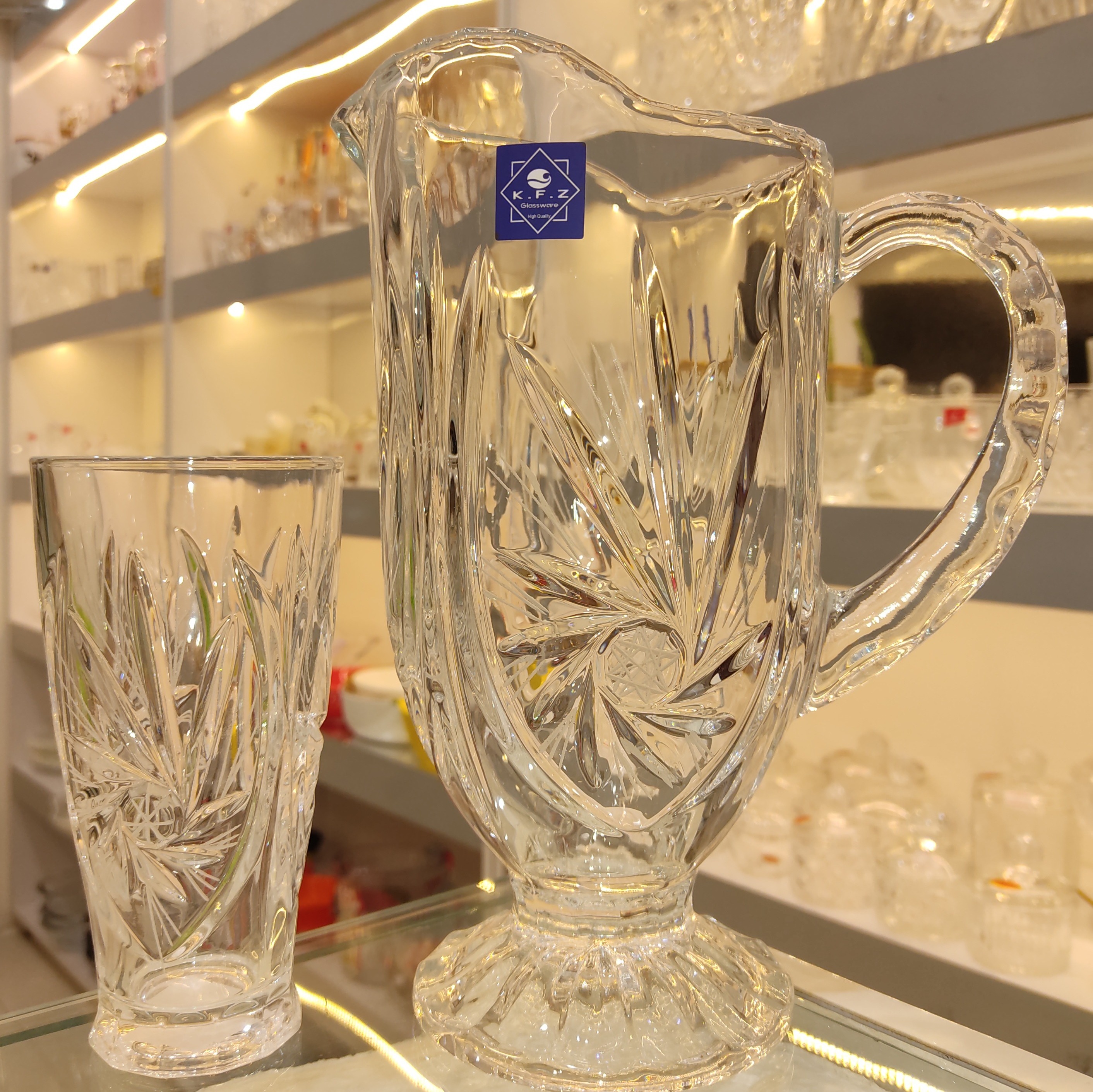 ست پارچ و لیوان خورشیدی 
