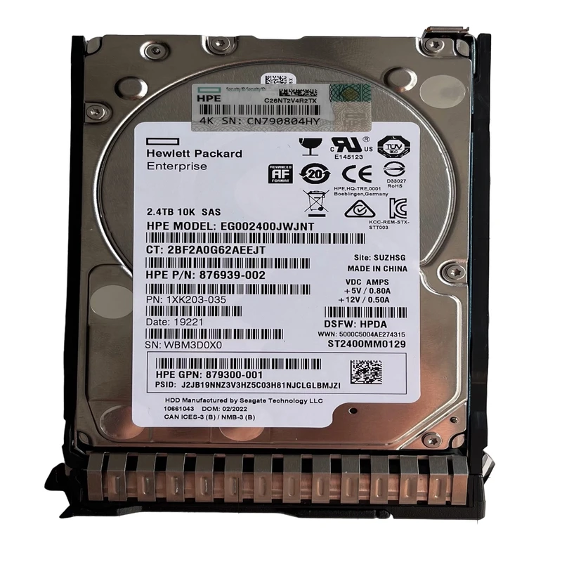 هارد دیسک سرور اینترنال اچ پی ای مدل SAS 12G Ent 10K SFF SC 881457-B21 ظرفیت 2.4 ترابایت