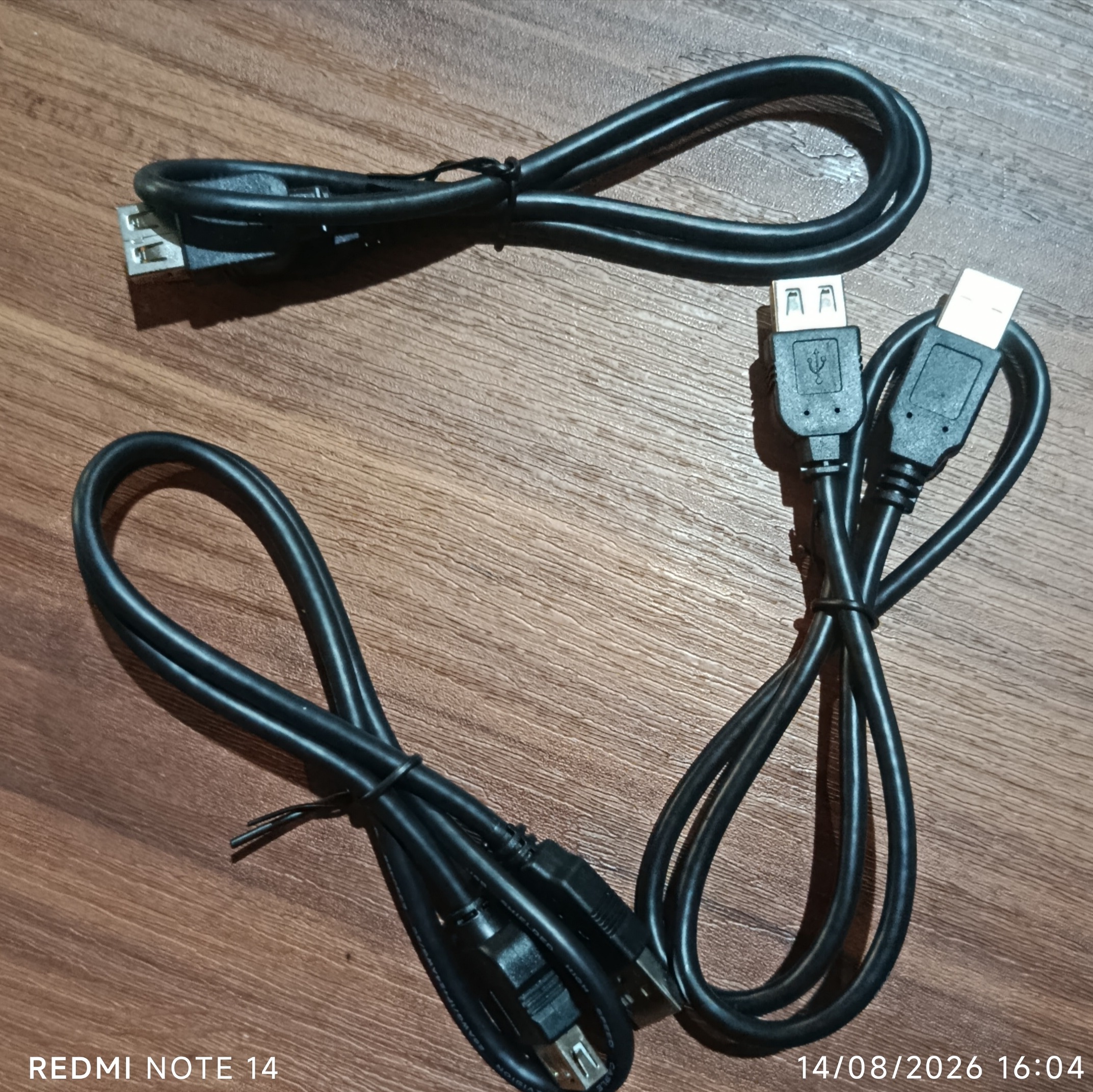 کابل لینک USB دو سر نری 60سانتی اصل