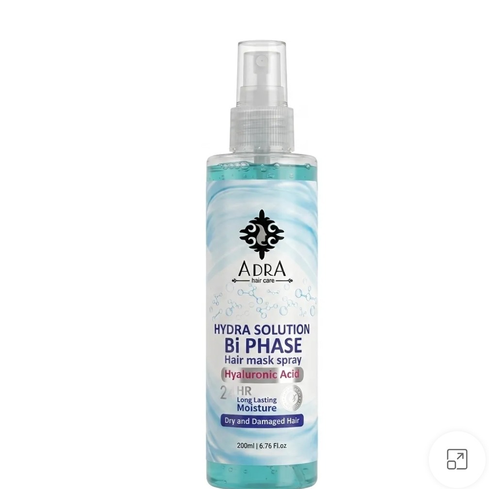 اسپری دو فاز مو آدرا مدل Hyaluronic Acid محصولات سالم وگیاهی