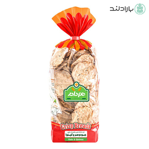 نان چیپسی جودوسر و کینوا هم دانه - 150 گرم