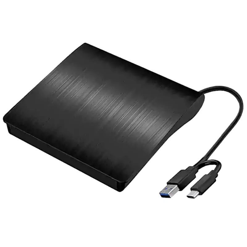 باکس باریک DVD رایتر اکسترنال TYPE-C + USB3.0 12.7mm دی تک DTECH