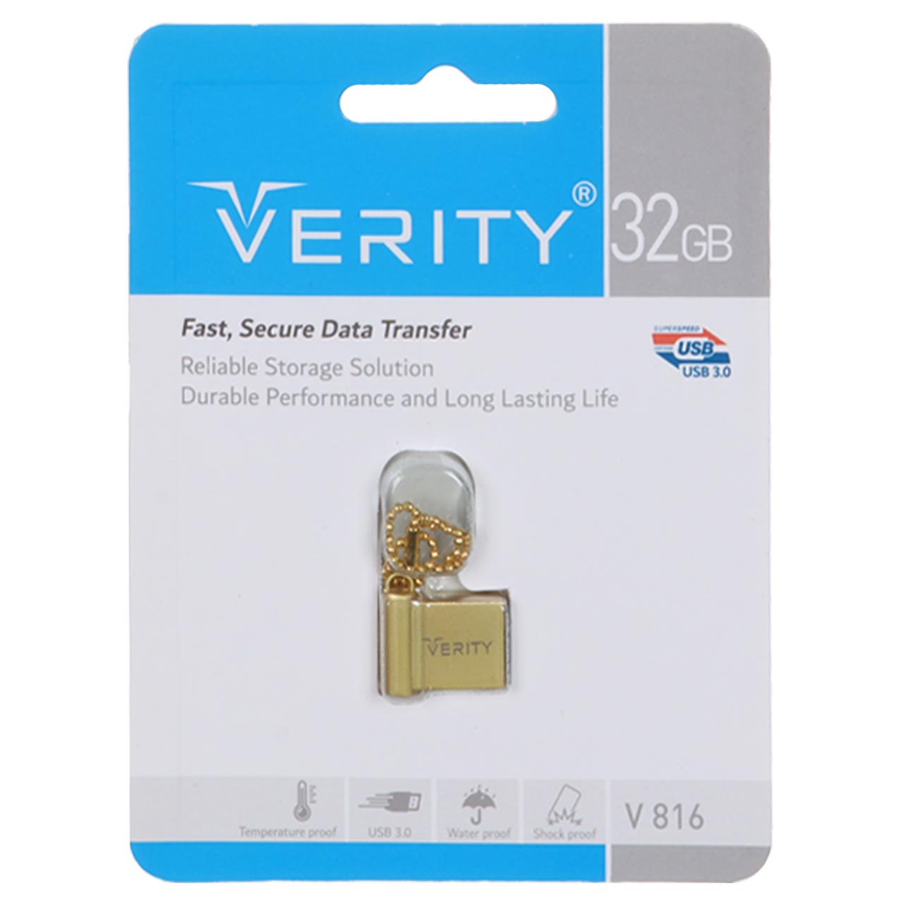 فلش مموری وریتی مدل V816 ظرفیت 32 گیگابایت USB 3.0