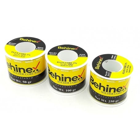 سیم لحیم بهینکس 0.8 میلیمتر 50 گرم Behinex-50