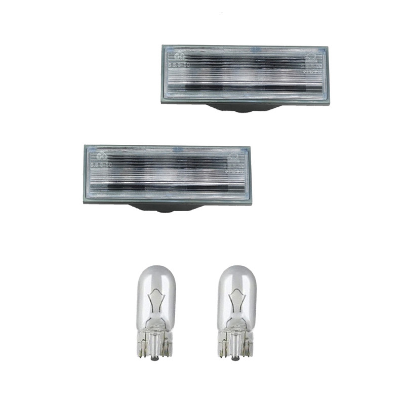 چراغ پلاک خودرو قطعه سازان کبیر مدل EK-PRIDE132-30979 مناسب برای پراید 132 به همراه لامپ مجموعه 4 عددی