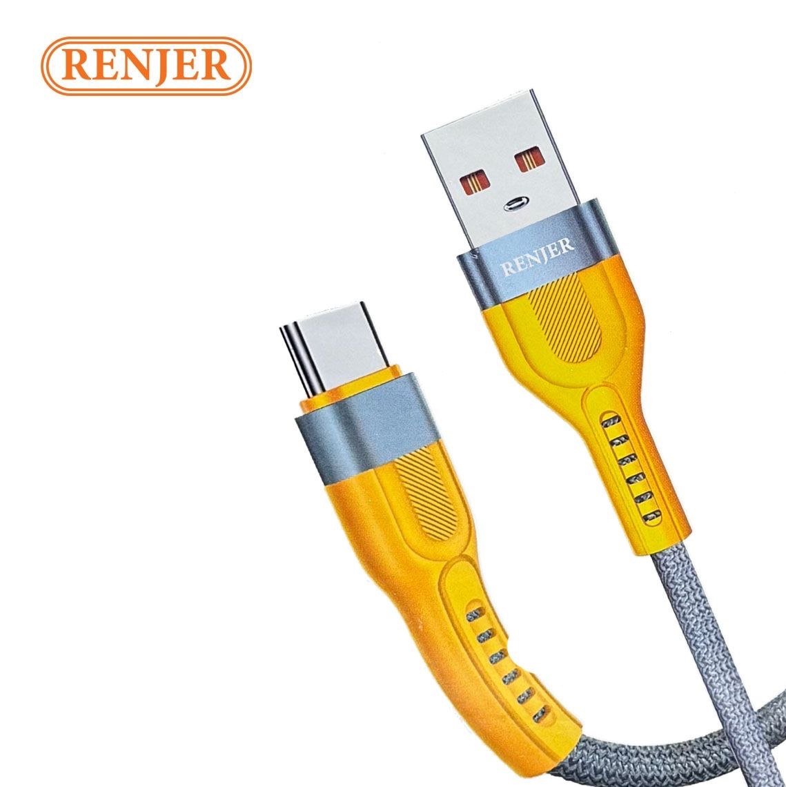 کابل شارژ اورجینال تایپ سی RENJER مُدل RJ 33