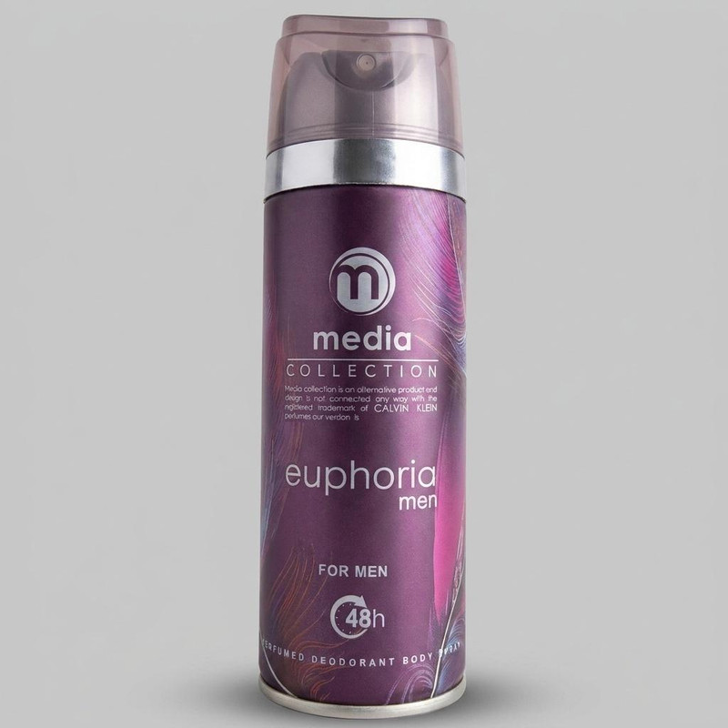 اسپری خوشبو کننده بدن مردانه مدیا مدل Euphoria حجم 200 میلی لیتر