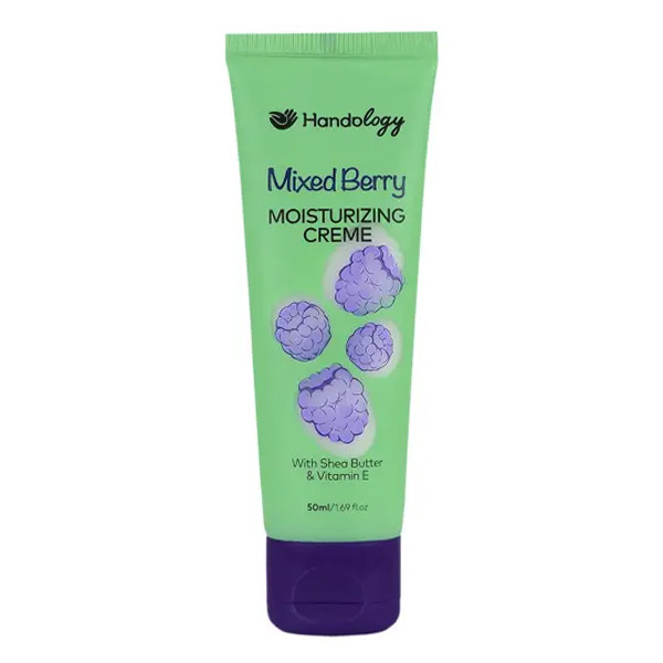 کرم مرطوب کننده دست و صورت هندولوژی مدل Mixed Berry مناسب برای انواع پوست حجم 50 میلیلیتر
