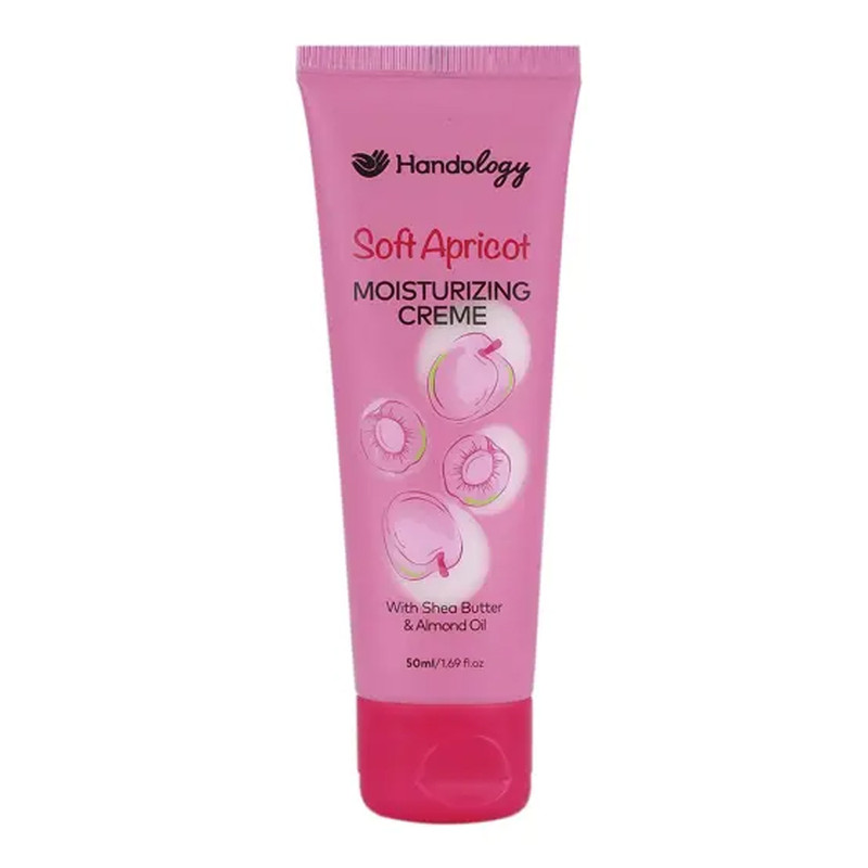 کرم مرطوب کننده دست و صورت هندولوژی مدل Apricot مناسب برای انواع پوست حجم 50 میلی لیتر