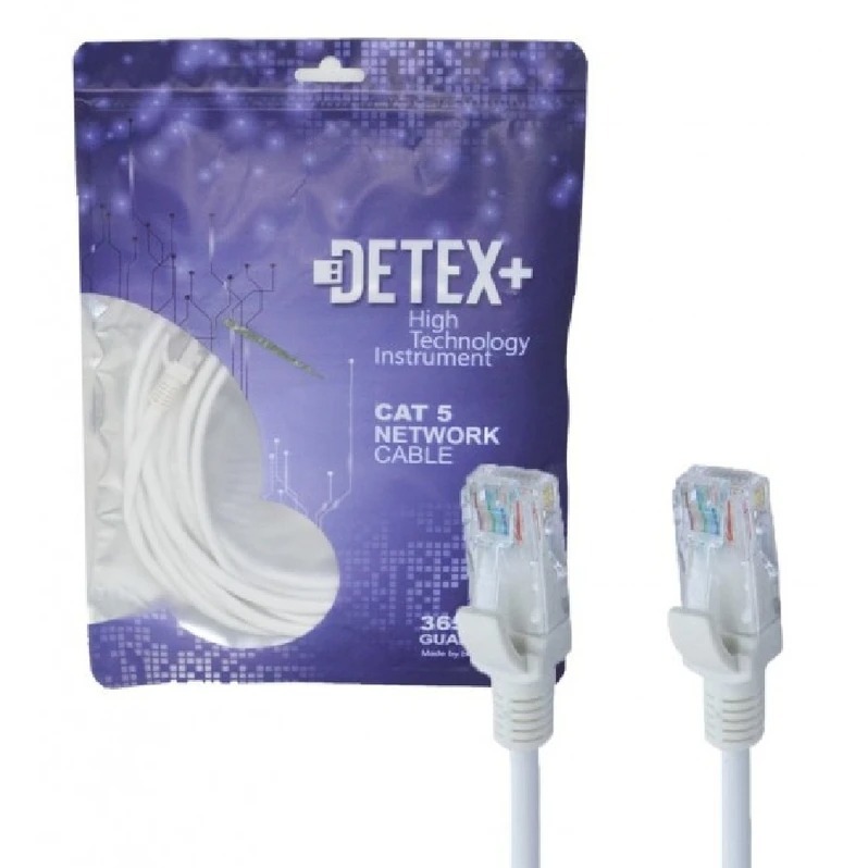 کابل CAT5، کابل LAN یا کابل شبکه 3 متری، برند +Detex