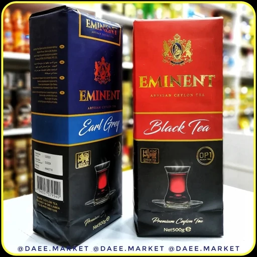 چای سیاه امیننت 500 گرم | Eminent Artisan Ceylon Tea Black Tea و Earl Grey