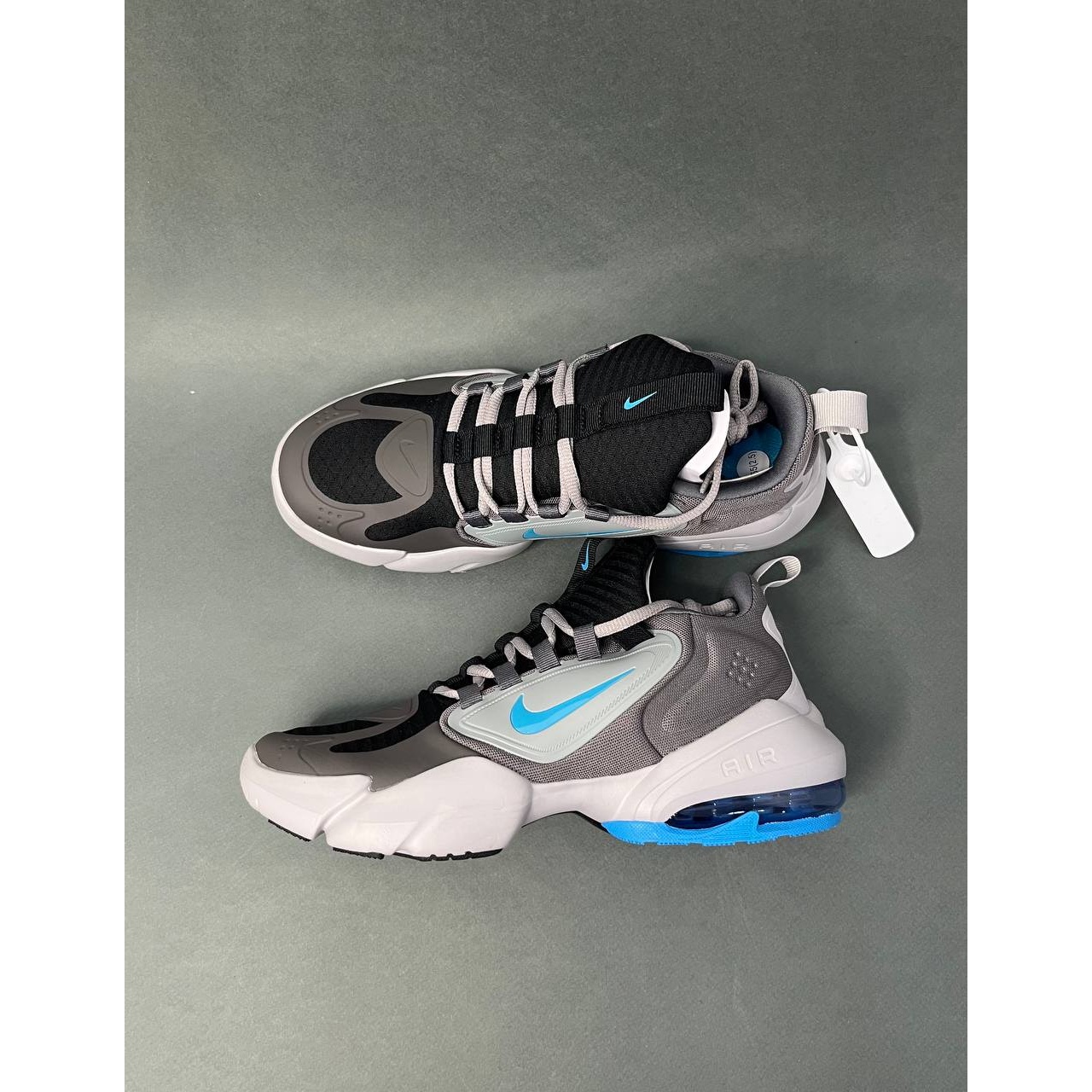 کفش ورزشی مردانه نایکی ایر مکس آلفا ساویج Nike Air Max Alpha Savage طوسی آبی