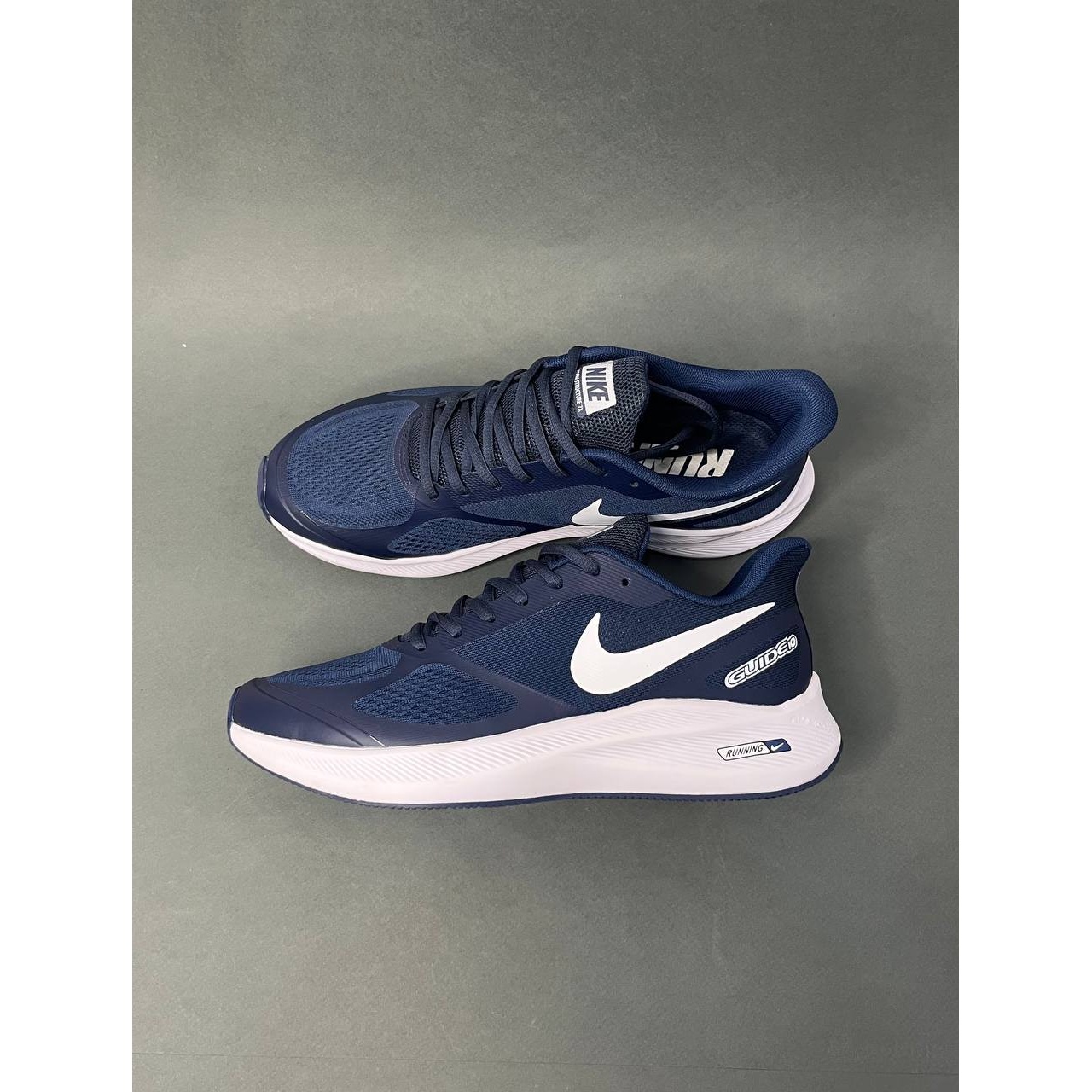کفش رانینگ مردانه نایکی Nike Zoom Structure 7X Dark Blue White