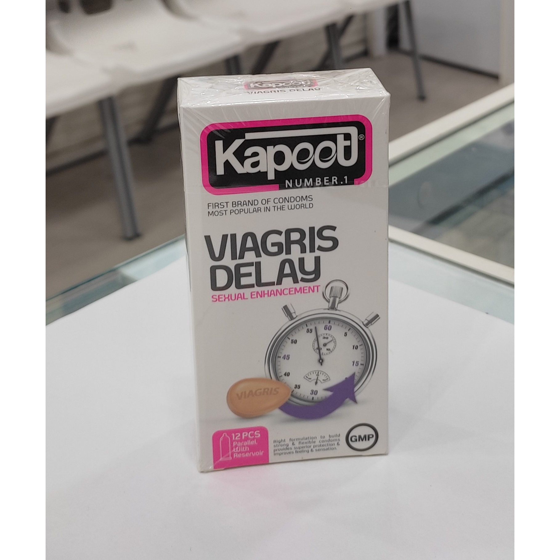 کاندوم کاپوت مدل Viagris Delay تعداد 12 عددی