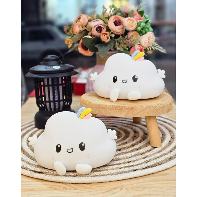 چراغ خواب کودک فانتزی سیلیکونی طرح ابرXR-2370