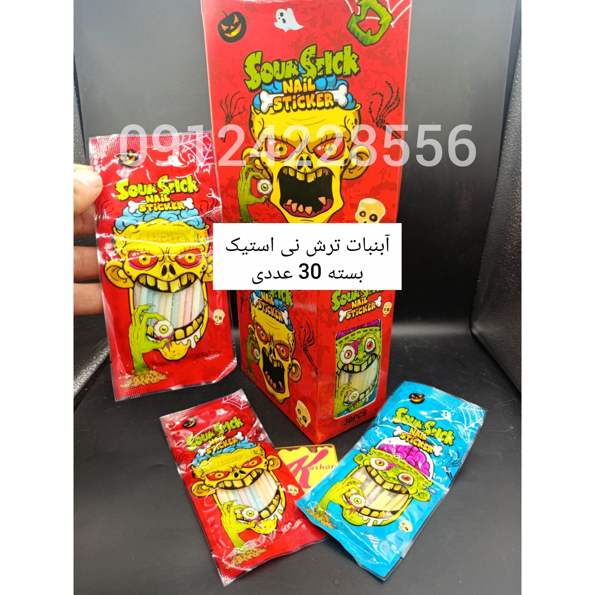 آبنبات ترش نی استیک 30 تایی
