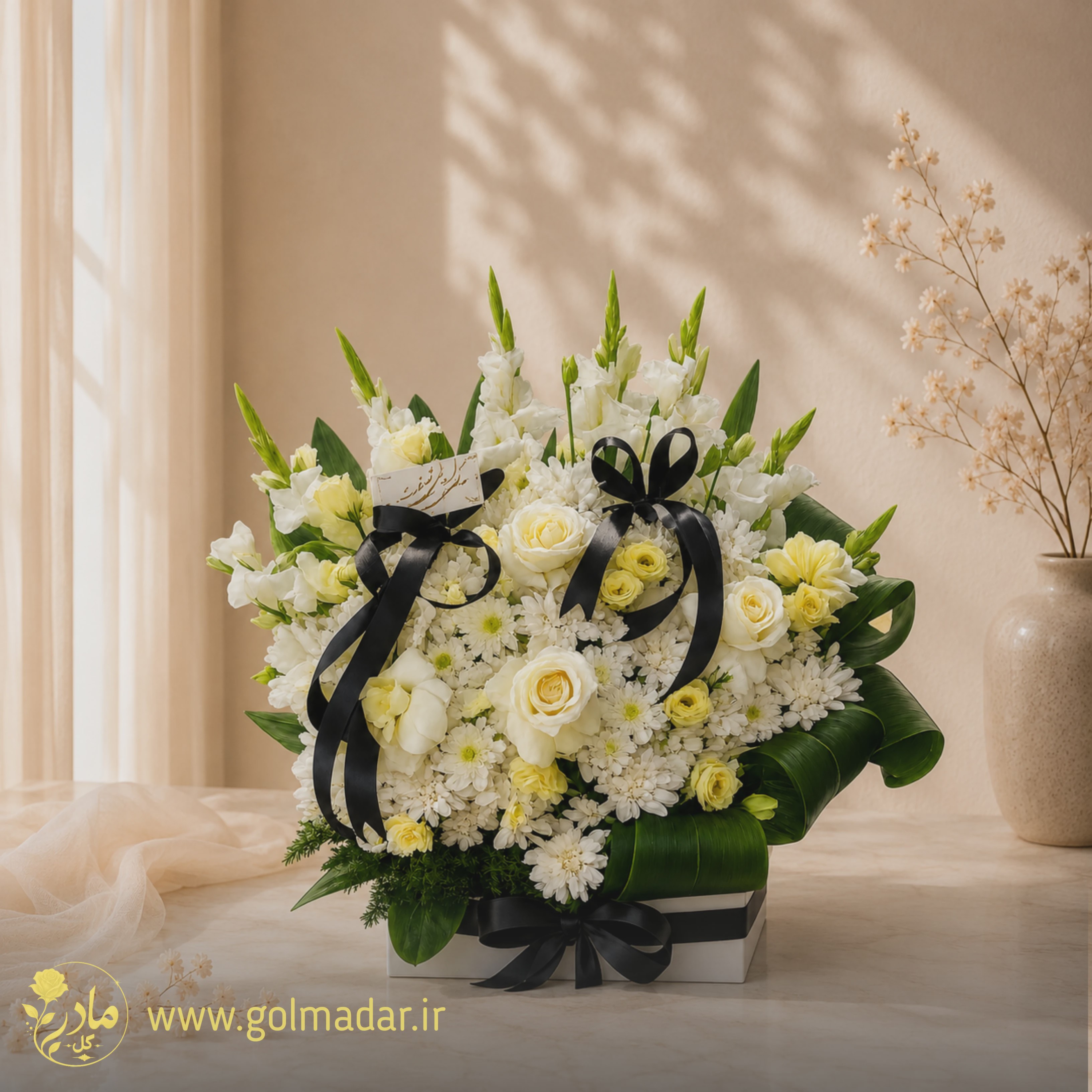 باکس گل رومیزی ترحیم