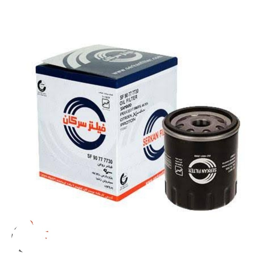 فیلتر روغن پراید،تیبا ،کوییک و ساینا برند سرکان کد 1456 51 370
