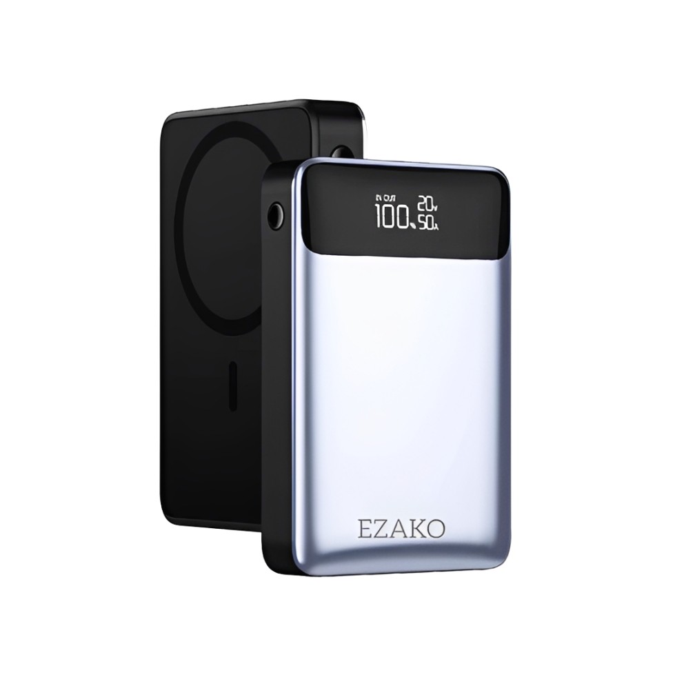 پاوربانک 10000 میلی آمپر ازاکو EZAKO مدل Z-108 شارژ سریع با نمایشگر دیجیتال