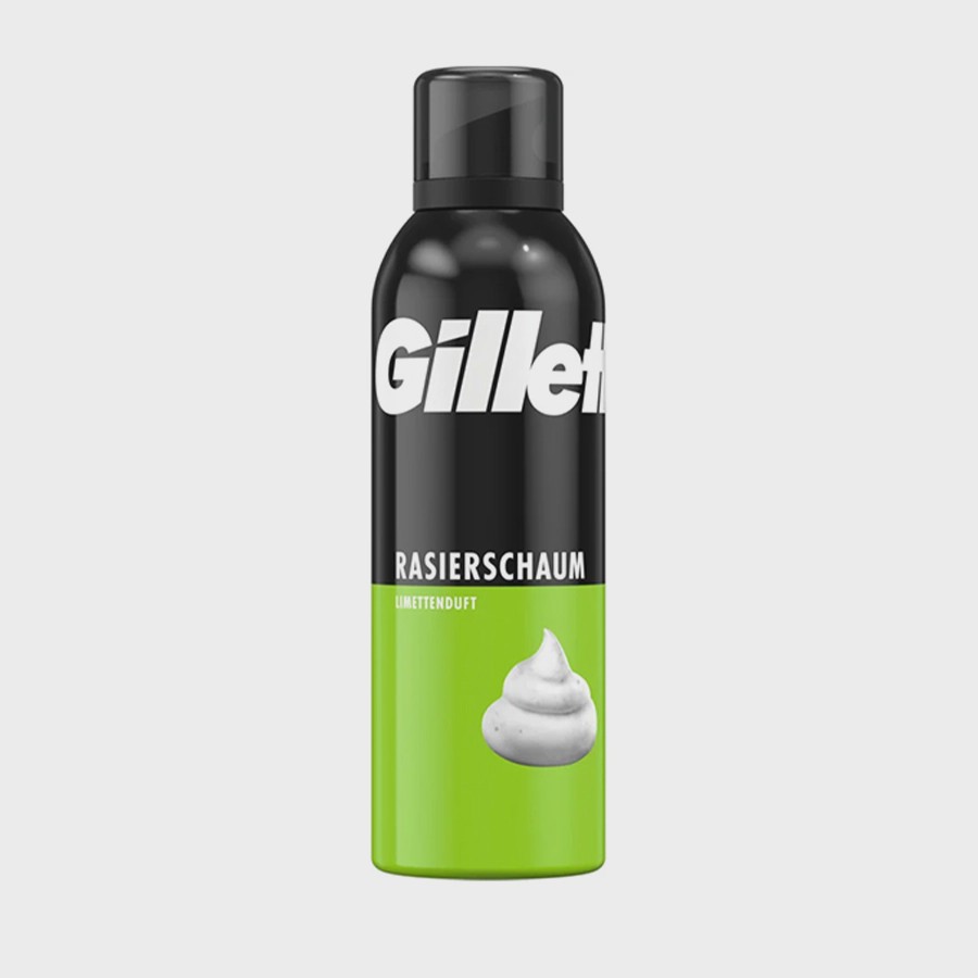 فوم اصلاح(کف ریش) ژیلت انگلستان مدل Gillette limettenduff حجم 200ml