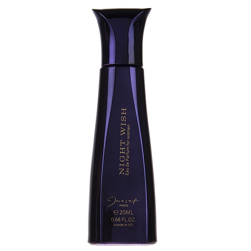 عطر جیبی زنانه ژک ساف مدل نایت ویش با رایحه گرم، شیرین حجم 22 میلی لیتر
