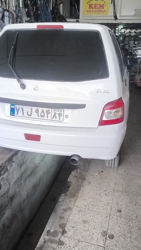 منبع اگزوز اسپرت 106 بنزی سایلنسردار آماده نصب پراید (پس کرایه)