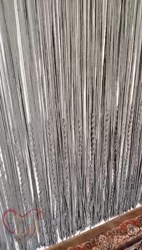 پرده راهرو و ورودی مکرومه