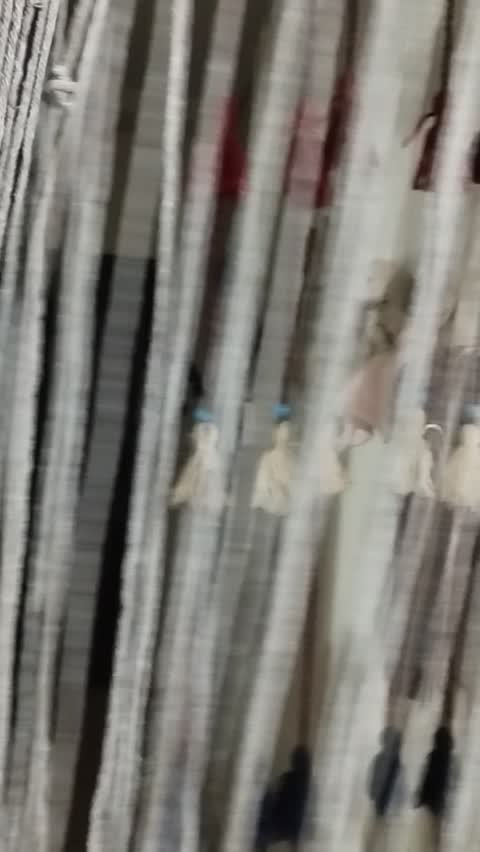 پرده مکرومه مدل ریسه،برگ، دونه برفی (مکروبینا) (پس کرایه)