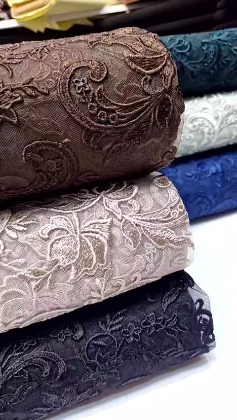 گیپور خامه دوزی رنگ سبز زمردی(قیمت برای هر 10 سانتی متره)