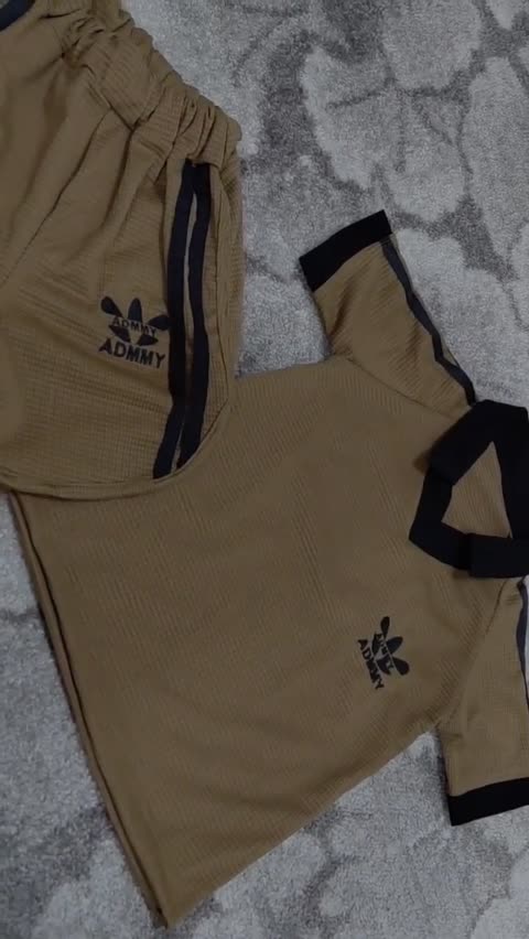 پیراهن شلوارک اسپرت بیسکویتی (2 تا 8 سال)