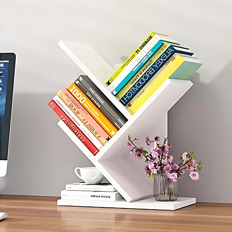 استند نظمدهنده کتاب رومیزی MDF مدل درختی