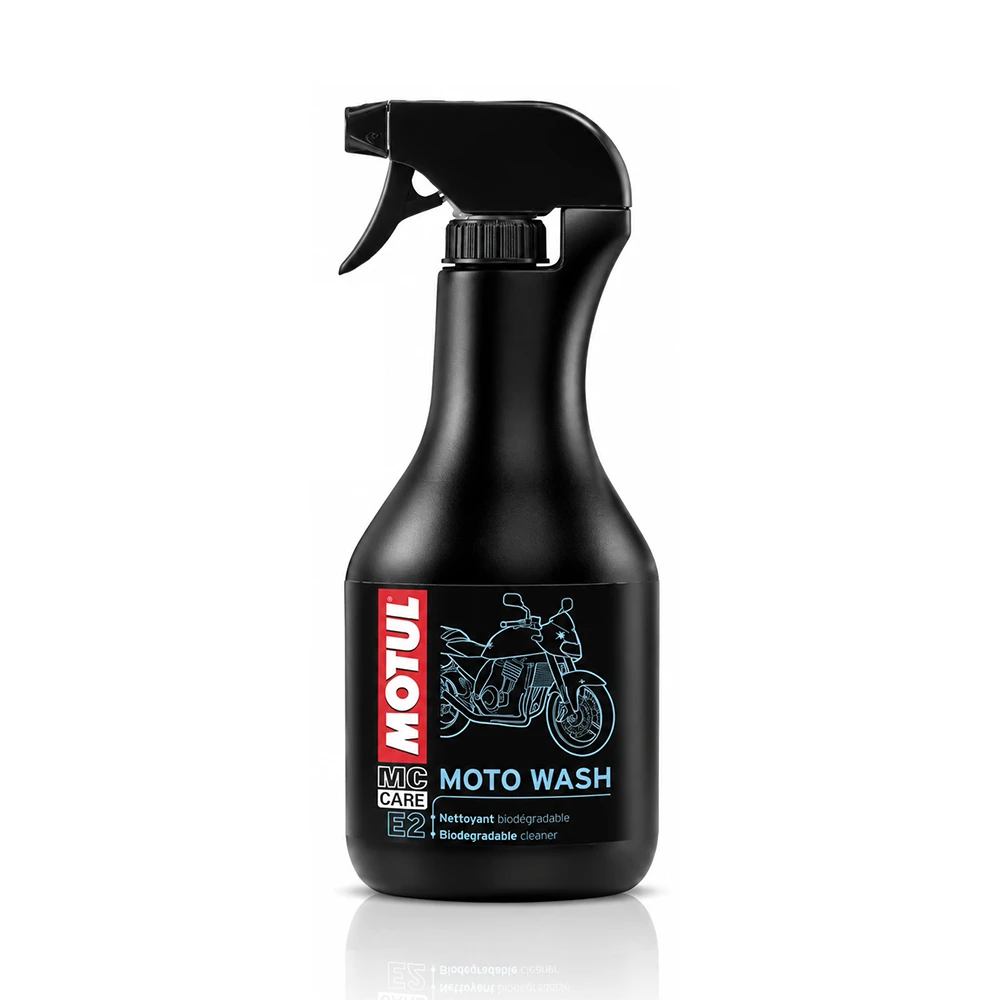 اسپری تمیز کننده موتورسیکلت موتول E2 MOTO WASH (1 لیتری)