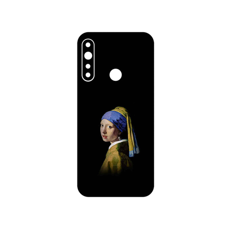 برچسب پوششی ماهوت مدل Girl with a Pearl Earring of Vermeer مناسب برای گوشی موبایل جی پلاس P10 Plus - با بهترین کیفیت
