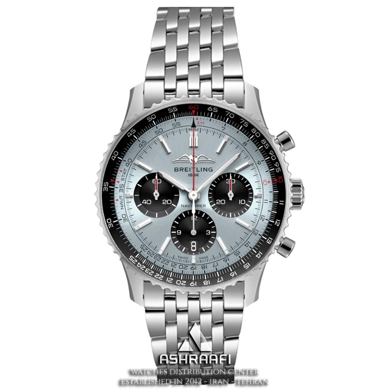 ساعت برایتلینگ تمام استیل Breitling Navitimer SBS5