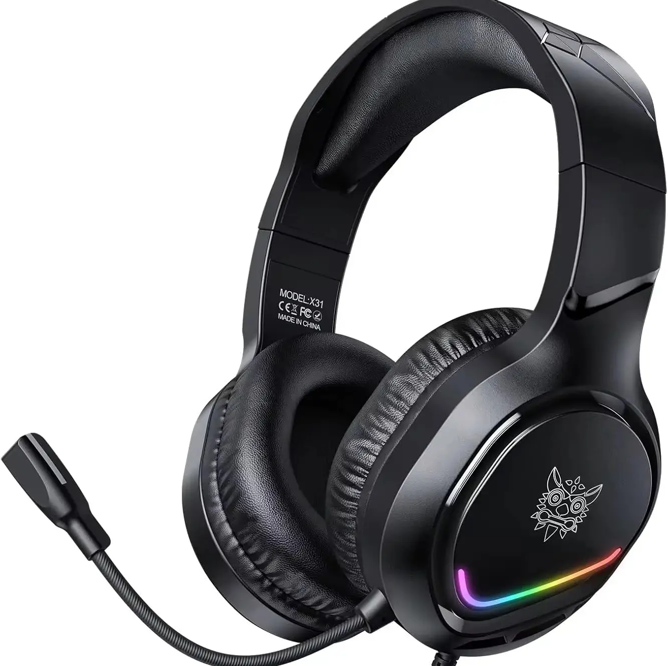 هدفون گیمینگ اونیکوما مدل X31 با نورپردازی RGB