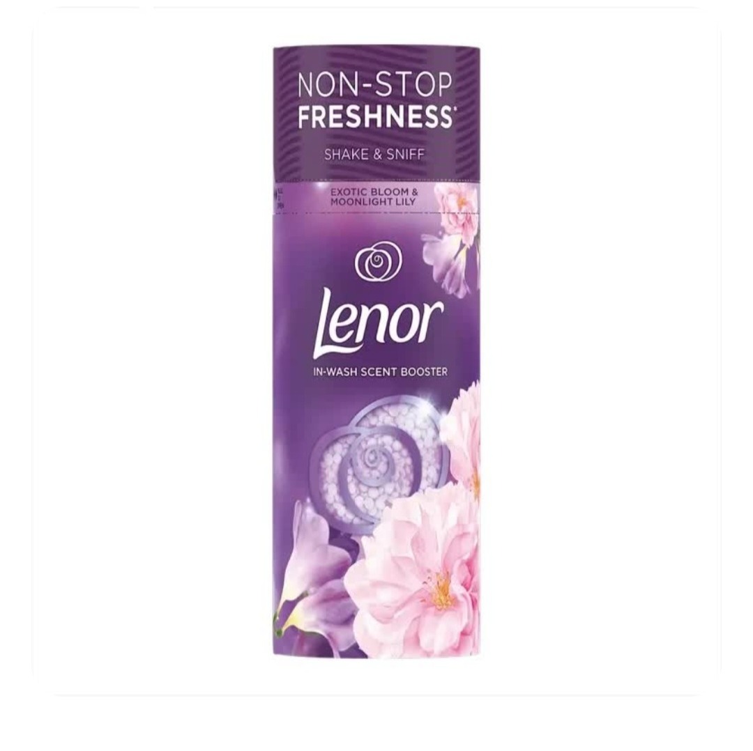 دانه های خوشبو کننده لباس لنور LENOR مدل Exotic Bloom حجم 155 میل