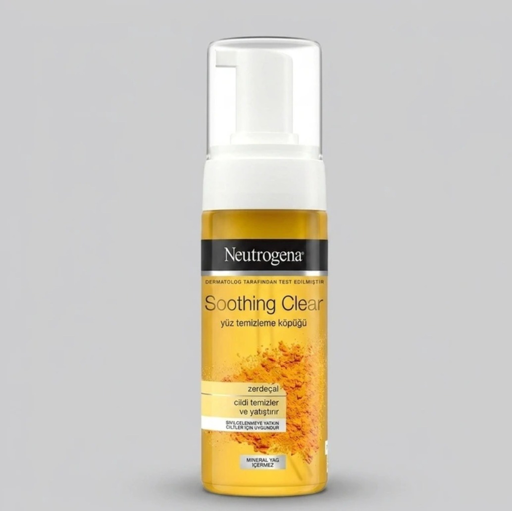 فوم شستشوی صورت نوتروژنا Neatrogena مدل Soothing Clear حجم 150 میل