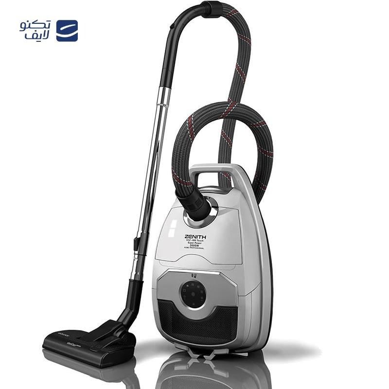 جارو برقی دیجیتال لمسی زنیت مدل VCZ600 ظرفیت 2600 وات
