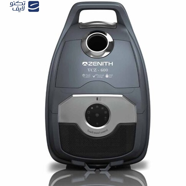 جارو برقی دیجیتال لمسی زنیت مدل VCZ600 ظرفیت 2600 وات