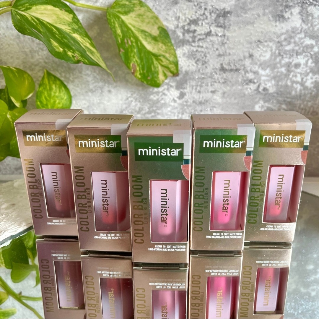 رژگونه مایع مینی استار Mini Star پیگمنت بالا بافت سبک مات
