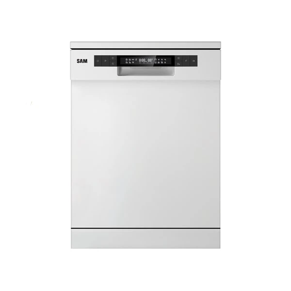 ماشین ظرفشویی سام مدل DW-186 رنگ سفید