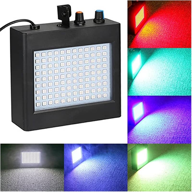 فلاشر رقص نور 108LED RGB