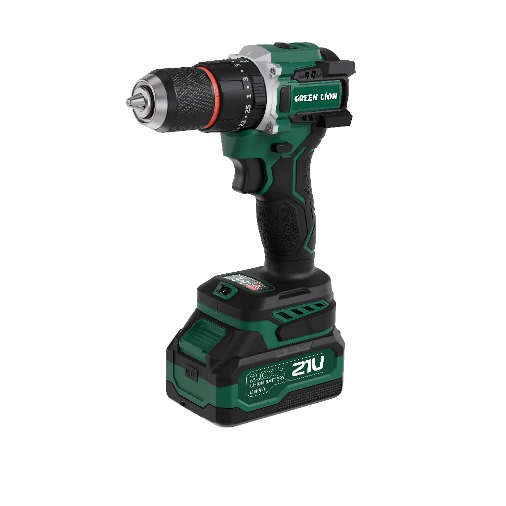 دریل چکشی شارژی گرین لاین مدل GD-16 Pro Drive GNGD16D21VGN