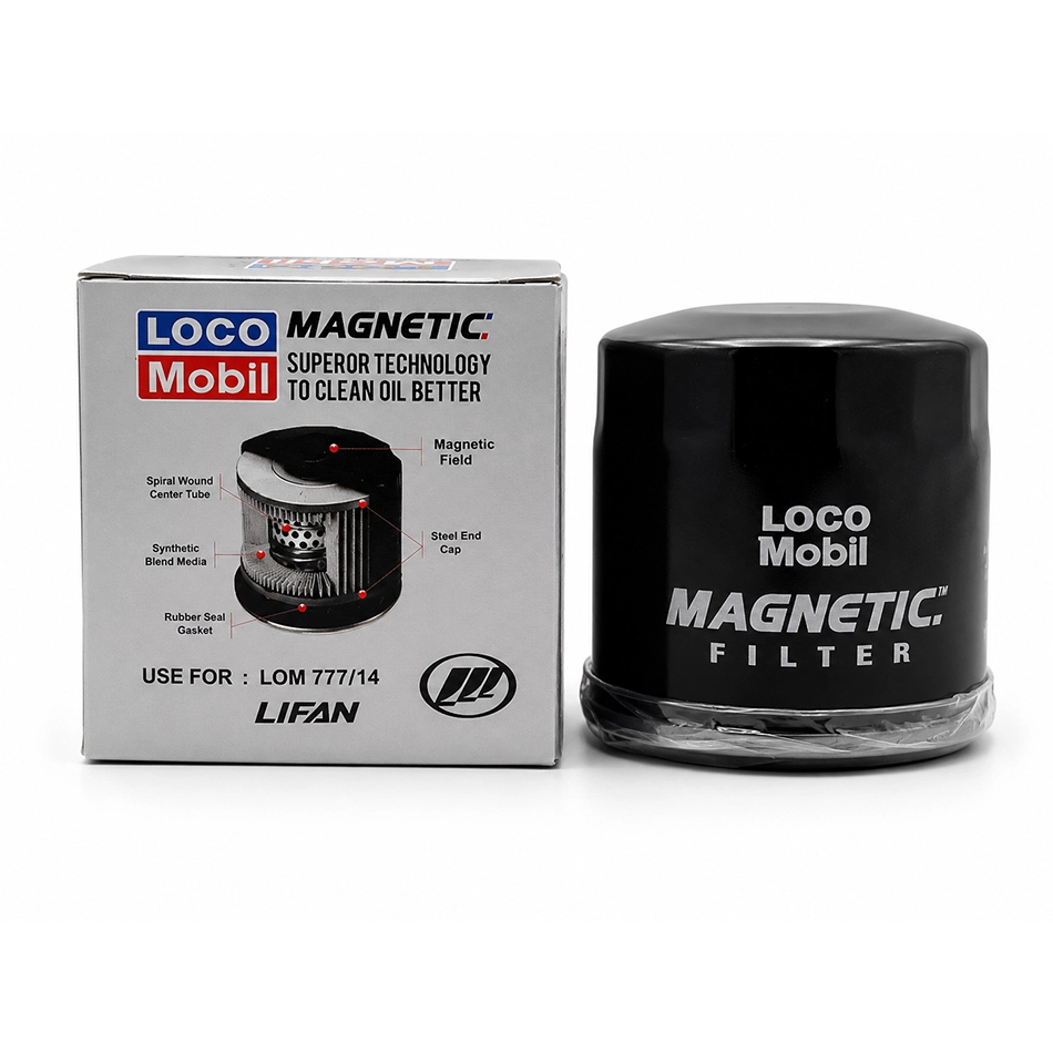 فیلتر روغن لیفان X60، X50 مغناطیسی لوکومبیل LOM77714