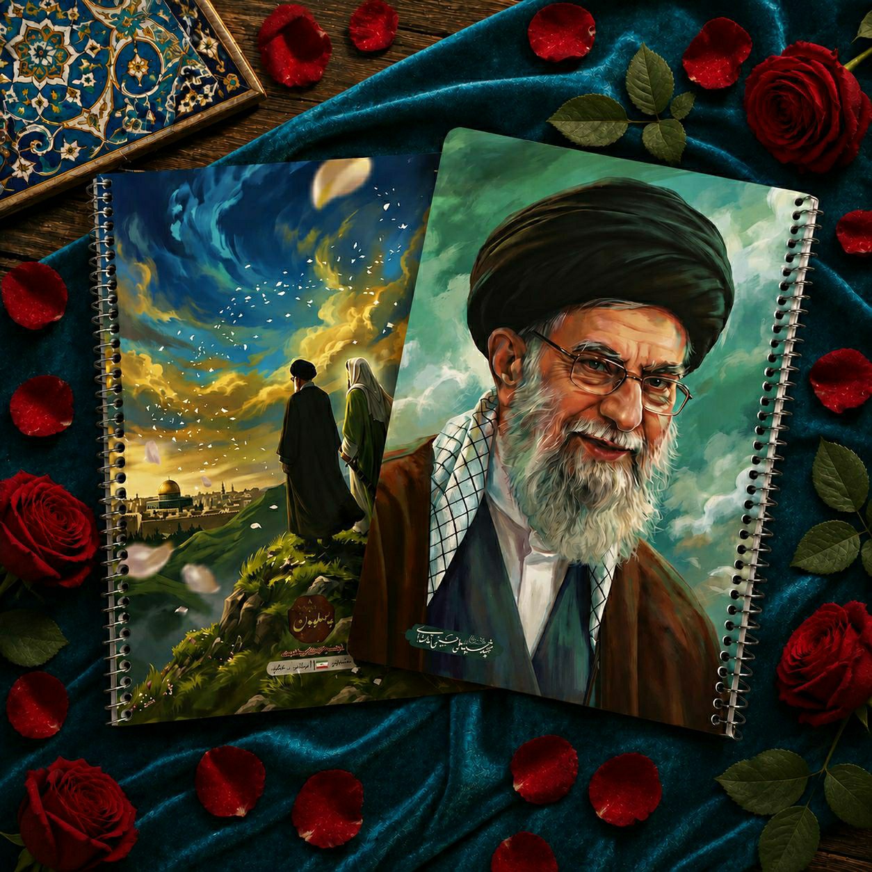 دفتر رهبر شهید دفتر رهبری 50 برگ دفتر ایرانی اسلامی پهلوون