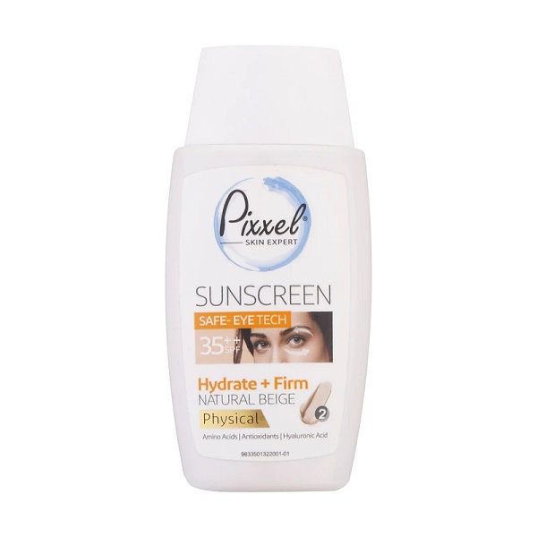 کرم ضد آفتاب فیزیکی دور چشم و صورت پیکسل با SPF35 حجم 50 میلی لیتر